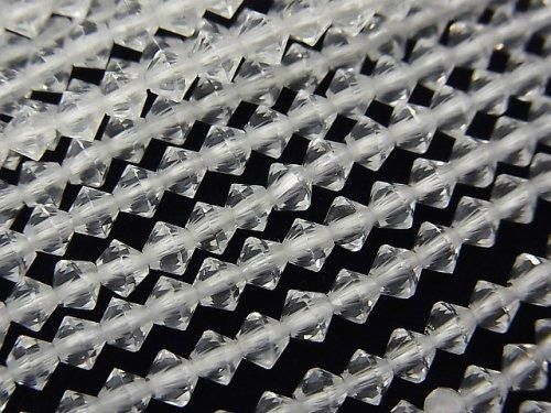 クリスタル ボタンカット4×4×3mm ｜天然石ビーズの卸問屋・通販