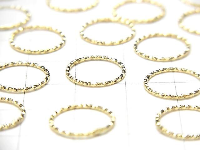 Silver925 丸カン(クローズタイプ)レーザーカット 【7mm】【9.5mm】【12.5mm】【16.5mm】【21.5mm】 14KGP 10個 サムネイル2