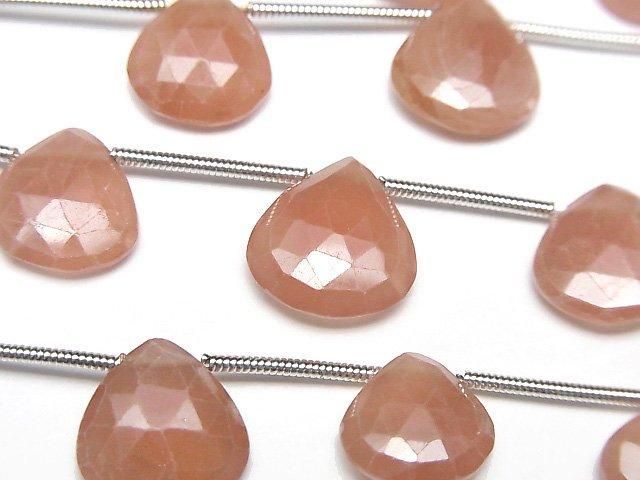 【動画】ペルー産インカローズAA++ マロン ブリオレットカット 1連(10粒)の画像