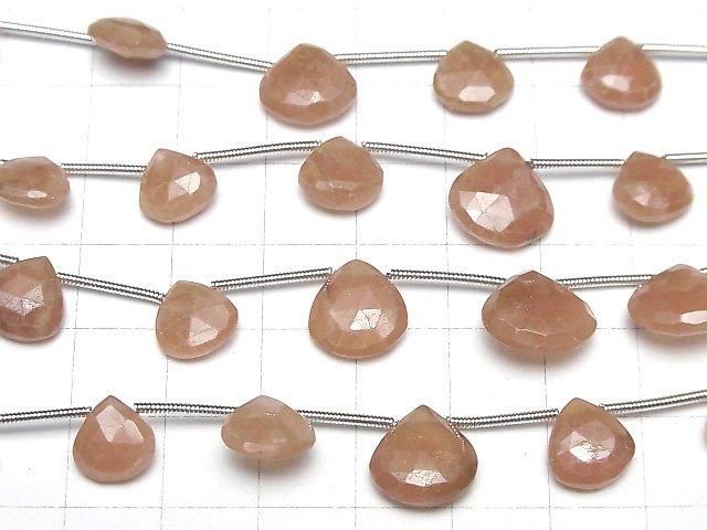 【動画】ペルー産インカローズAA++ マロン ブリオレットカット 1連(10粒) サムネイル3