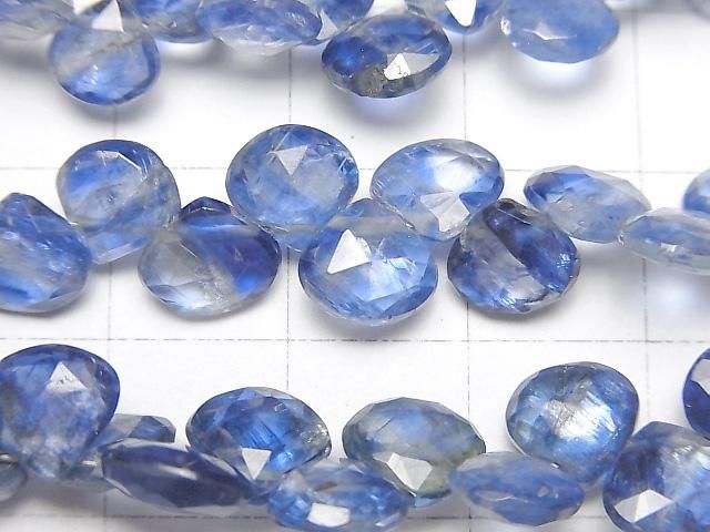 【動画】宝石質カイヤナイトAAA- マロン ブリオレットカット 半連/1連(約18cm) サムネイル2