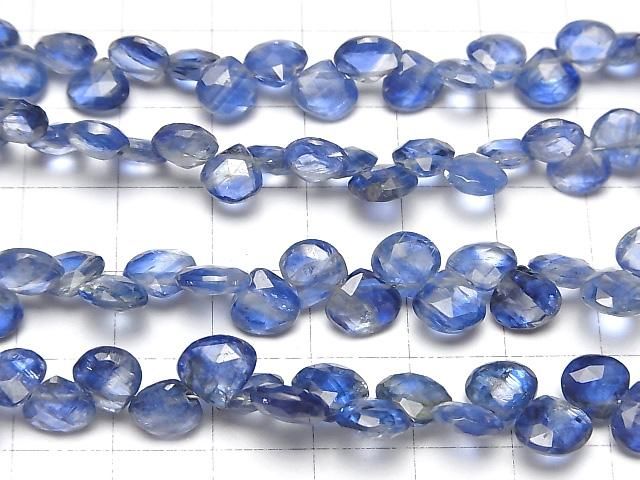 【動画】宝石質カイヤナイトAAA- マロン ブリオレットカット 半連/1連(約18cm) サムネイル3