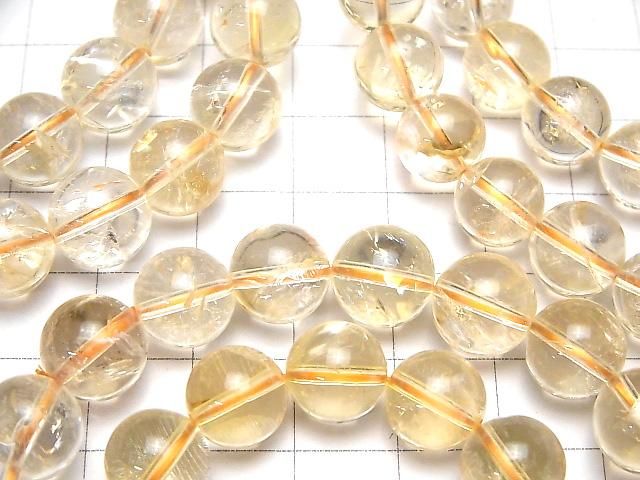 【動画】シトリンAA+ ラウンド10mm 1連(ブレス) サムネイル3