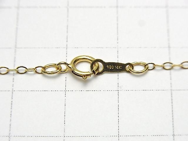 14KGF 平小豆チェーン 1.5mm 【40cm】【45cm】 ネックレス 1本 サムネイル2