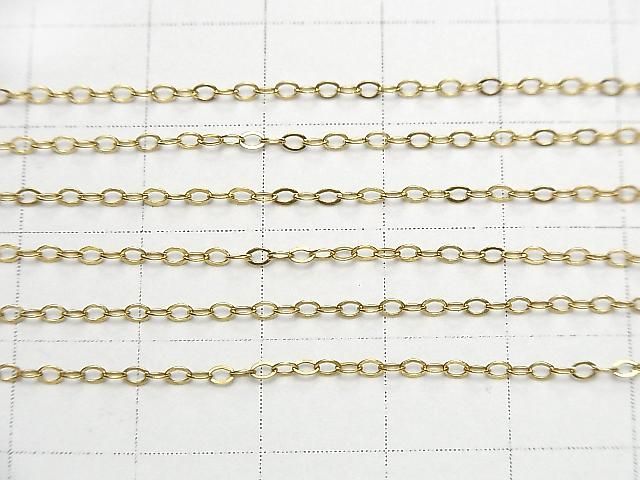14KGF 平小豆チェーン 1.5mm 【40cm】【45cm】 ネックレス 1本 サムネイル3
