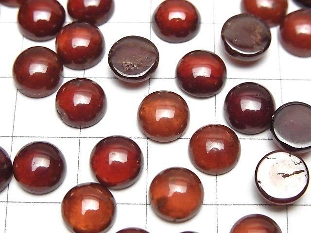 宝石質ヘソナイトAAA ラウンド カボション8×8mm 3個 サムネイル3