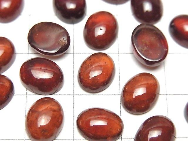 【動画】宝石質ヘソナイトAAA オーバル カボション10×8mm 3個 サムネイル2