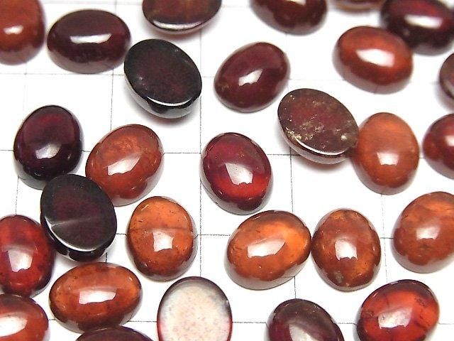 【動画】宝石質ヘソナイトAAA オーバル カボション10×8mm 3個 サムネイル3