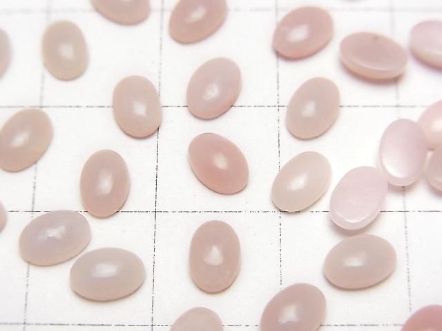 【動画】ピンクオパールAAA- オーバル カボション6×4mm 10個 サムネイル2