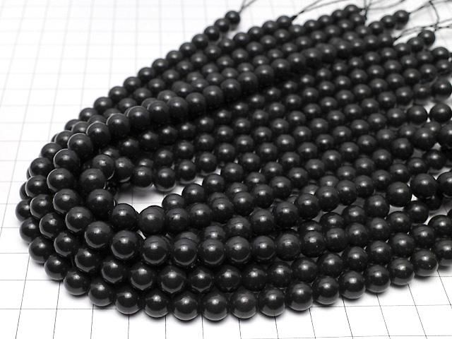 【動画】 シュンガイトAAA- ラウンド8mm 1連(約37cm) サムネイル4