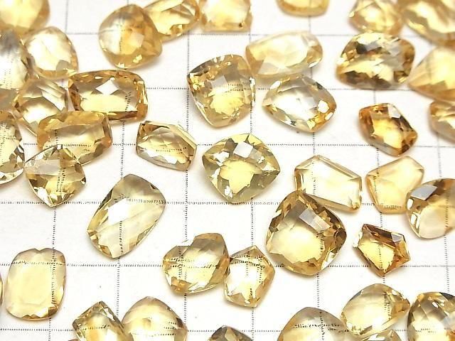 【動画】宝石質シトリンAAA ルース ファンシーシェイプファセットカット 5粒 サムネイル3