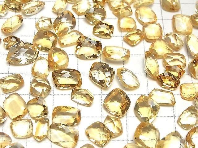 【動画】宝石質シトリンAAA ルース ファンシーシェイプファセットカット 5粒 サムネイル4