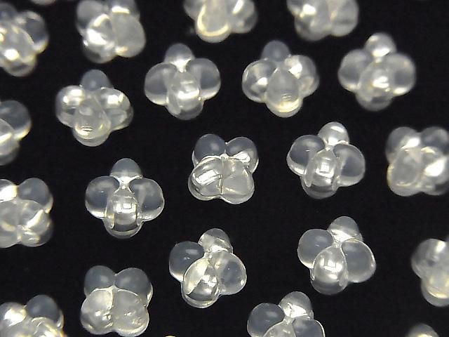 Silver925 シリコンキャッチ フラワー(お花)10個(5ペア)の画像
