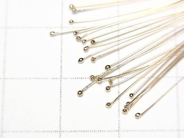 新サイズ登場!14KGF 丸球ピン 【0.3×25mm】【0.3×38mm】【0.3×50mm】 10本 サムネイル2