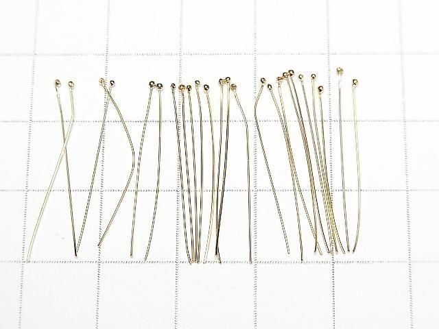新サイズ登場!14KGF 丸球ピン 【0.3×25mm】【0.3×38mm】【0.3×50mm】 10本 サムネイル3