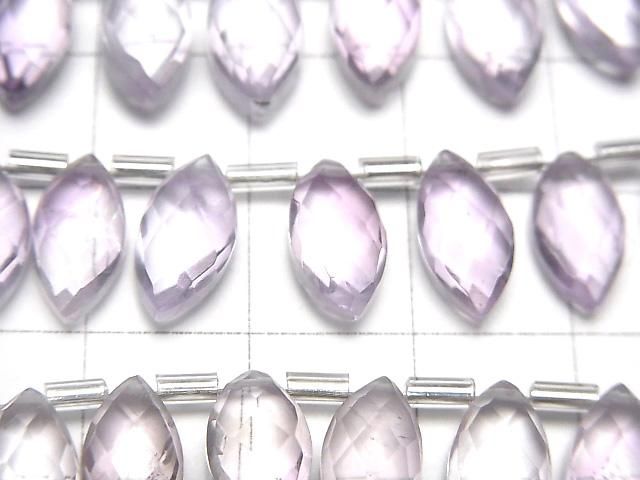 【動画】ピンクアメジストAAA- マーキスカット12×6mm 1連(12粒) サムネイル2