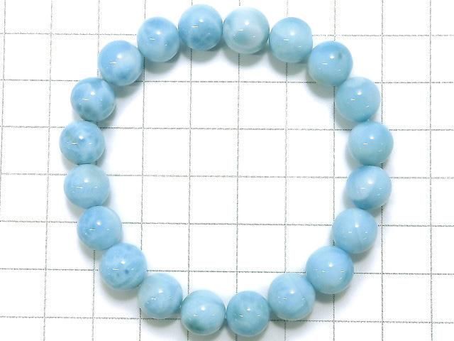 【動画】【1点もの】ラリマーAAA ラウンド9mm 1連(ブレス) No.60 サムネイル2
