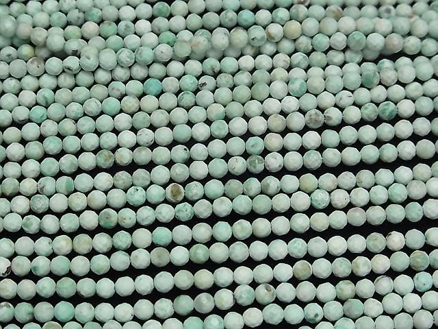 【動画】【素晴らしい輝き】ペルー産クリソコラAA+ ラウンドカット3mm 1連(約37cm) サムネイル3