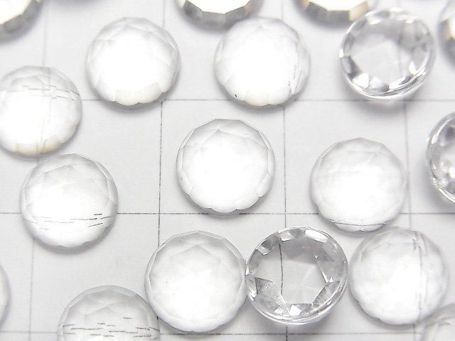 【動画】クリスタルAAA ラウンド ローズカット8×8mm 4個 サムネイル2
