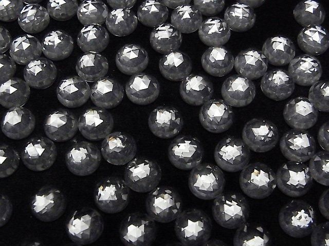 【動画】クリスタルAAA ラウンド ローズカット8×8mm 4個 サムネイル4