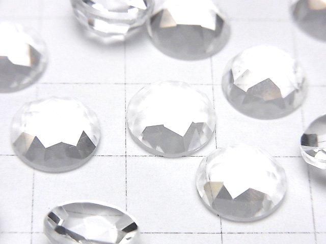 【動画】クリスタルAAA ラウンド ローズカット10×10mm 3個 サムネイル2