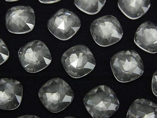 【動画】クリスタルAAA スクエア ローズカット10×10mm 3個の画像