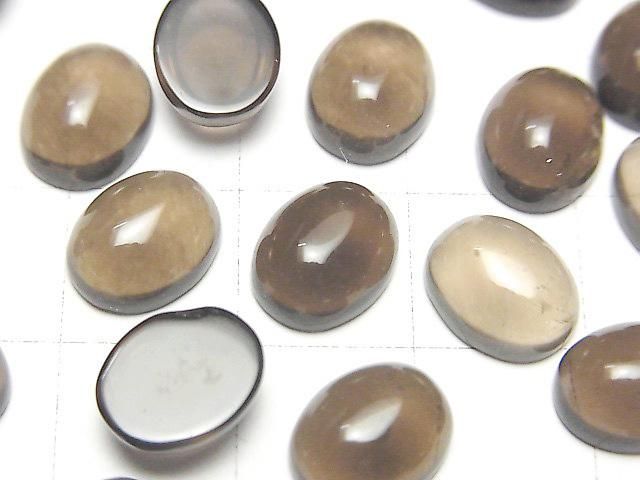 【動画】スモーキークォーツAAA オーバル カボション10×8mm 3個 サムネイル2