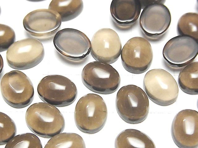 【動画】スモーキークォーツAAA オーバル カボション10×8mm 3個 サムネイル3