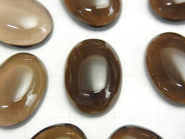 【動画】スモーキークォーツAAA オーバル カボション18×13mm 2個 サムネイル2