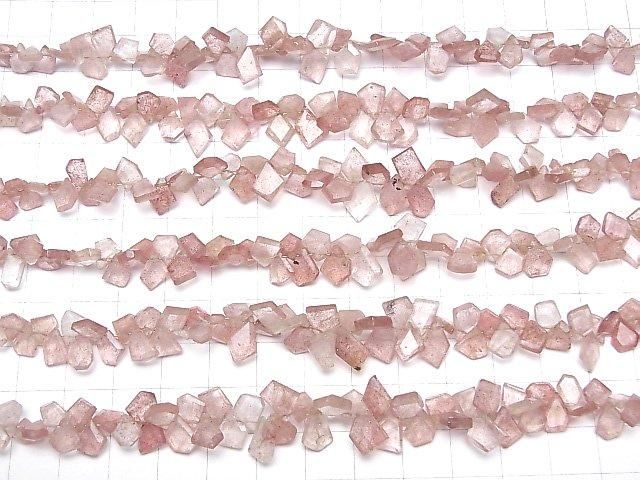 【動画】ピンクエピドートAA++ ラフスライスカット 半連/1連(約18cm) サムネイル4