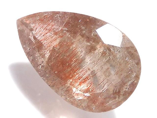 【動画】【1点もの】宝石質ブラジル産ゲーサイトインクォーツAAA- ルース ファセットカット 1粒 NO.137の画像