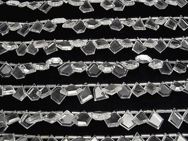 【動画】宝石質クリスタルAAA ラフスライスカット 1連(約13cm) サムネイル4