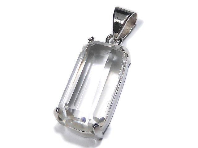 【動画】【1点もの】フローライトインクォーツ チューブカットペンダントトップ SILVER925製 NO.22の画像