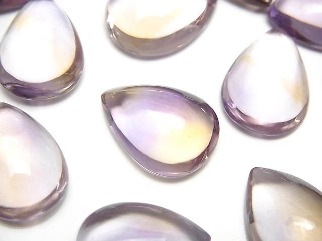 【動画】宝石質アメトリンAAA ペアシェイプ カボション18×13mm 1個の画像
