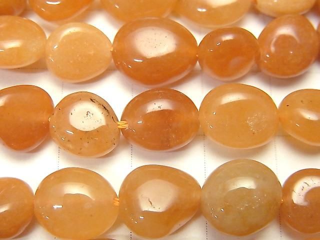 【動画】オレンジアベンチュリン タンブル 1連(約38cm) サムネイル2