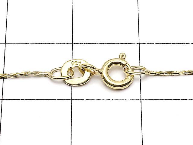 Silver925 ビーディングチェーン 0.7mm 18KGP 【40cm】【45cm】【50cm】【60cm】 ネックレス 1本 サムネイル2