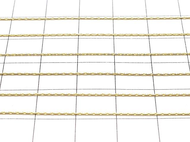 Silver925 ビーディングチェーン 0.7mm 18KGP 【40cm】【45cm】【50cm】【60cm】 ネックレス 1本 サムネイル3