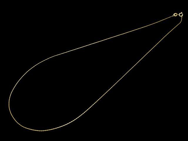 Silver925 ビーディングチェーン 0.7mm 18KGP 【40cm】【45cm】【50cm】【60cm】 ネックレス 1本 サムネイル4