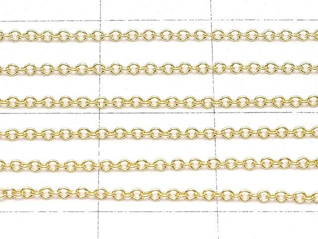 新サイズ登場!14KGF 丸小豆(あずき)チェーン 1.0mm 【40cm】【45cm】 ネックレス 1本 サムネイル3