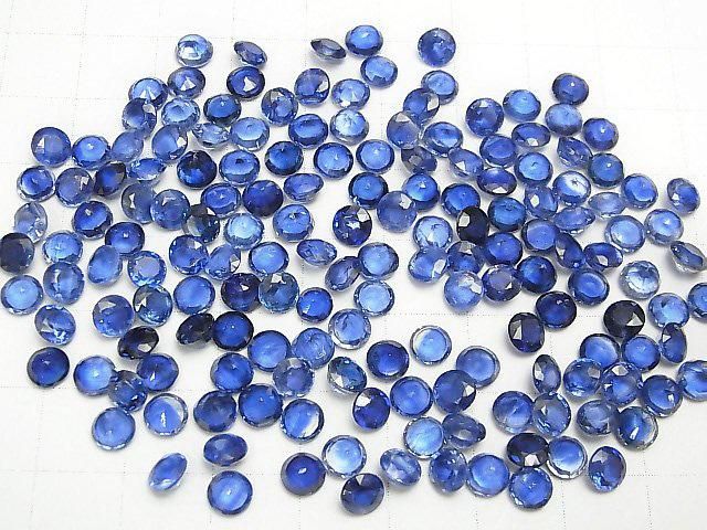 【動画】宝石質カイヤナイトAAA ルース ラウンドファセットカット5×5mm 5粒 サムネイル4