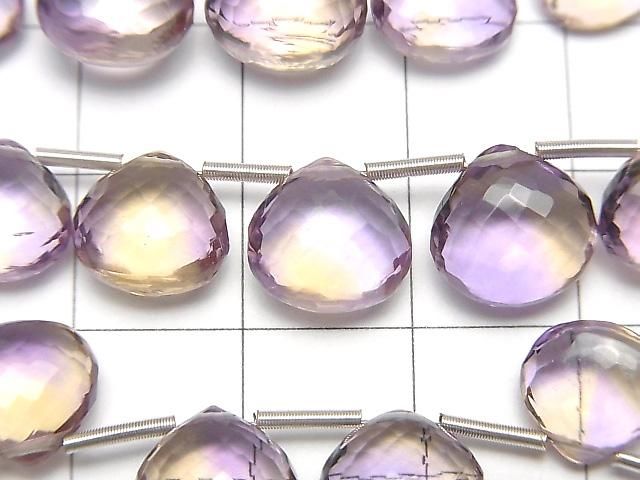 【動画】【極上カット】宝石質アメトリンAAA マロン ブリオレットカット 半連/1連(8粒) サムネイル2