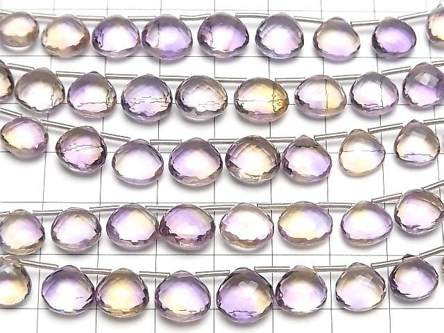 【動画】【極上カット】宝石質アメトリンAAA マロン ブリオレットカット 半連/1連(8粒) サムネイル3
