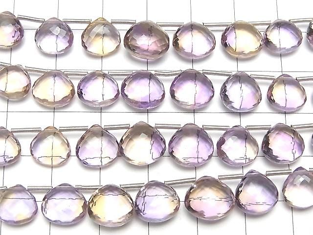【動画】【極上カット】宝石質アメトリンAAA マロン ブリオレットカット 半連/1連(8粒) サムネイル4