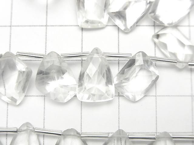 【動画】宝石質クリスタルAAA ファンシーシェイプファセットカット 半連/1連(12粒) サムネイル2