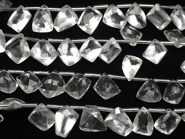 【動画】宝石質クリスタルAAA ファンシーシェイプファセットカット 半連/1連(12粒) サムネイル3