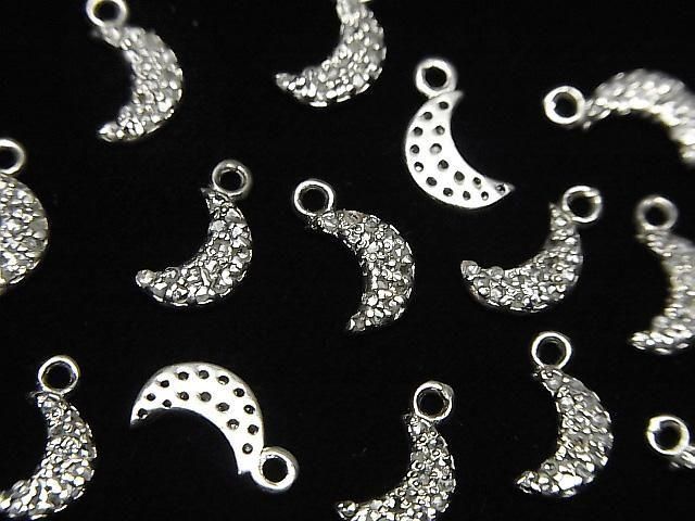 【動画】ダイヤモンド 月チャーム 7×5×1.5mm SILVER925製 1個 サムネイル3