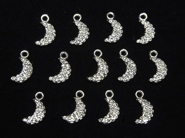 【動画】ダイヤモンド 月チャーム 7×5×1.5mm SILVER925製 1個 サムネイル4