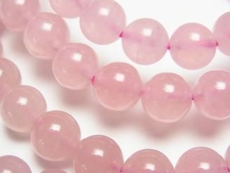ローズクォーツとマザーオブパール R6345 Rose quartz × Cherry blossom agate bracelet /ローズクォーツ