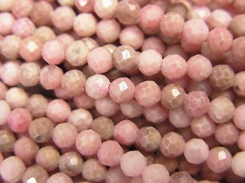 【素晴らしい輝き】ロードナイトAA ラウンドカット3mm 1連(約38cm)の画像