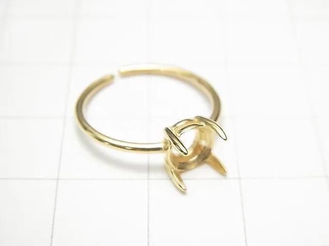 ��ư���Silver925 ��󥰶���(��α��)�饦��ɥե����åȥ��å�6mm 18KGP �ե꡼������ 1�Ĥβ���-2